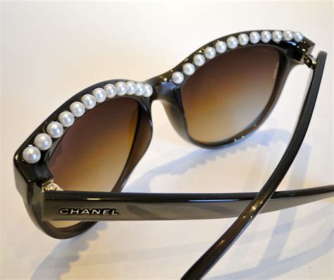 chanel sunglasses with pearls on top|discount chanel sunglasses online.